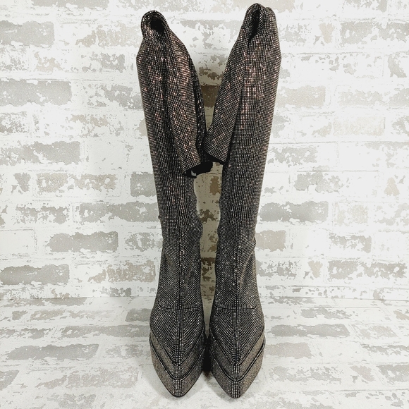 NEW Steve Madden Sultry Studded Platform Over the Knee Boots C1058 - Picture 8 of 16